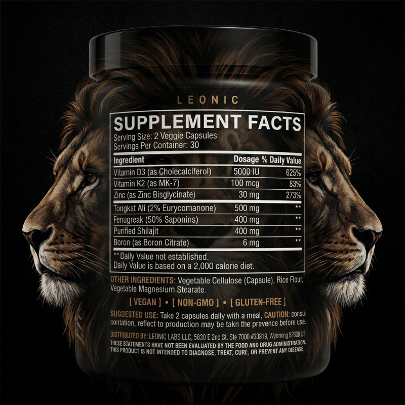 LION'S EDGE - NATURAL TESTOSTERONE BOOSTER