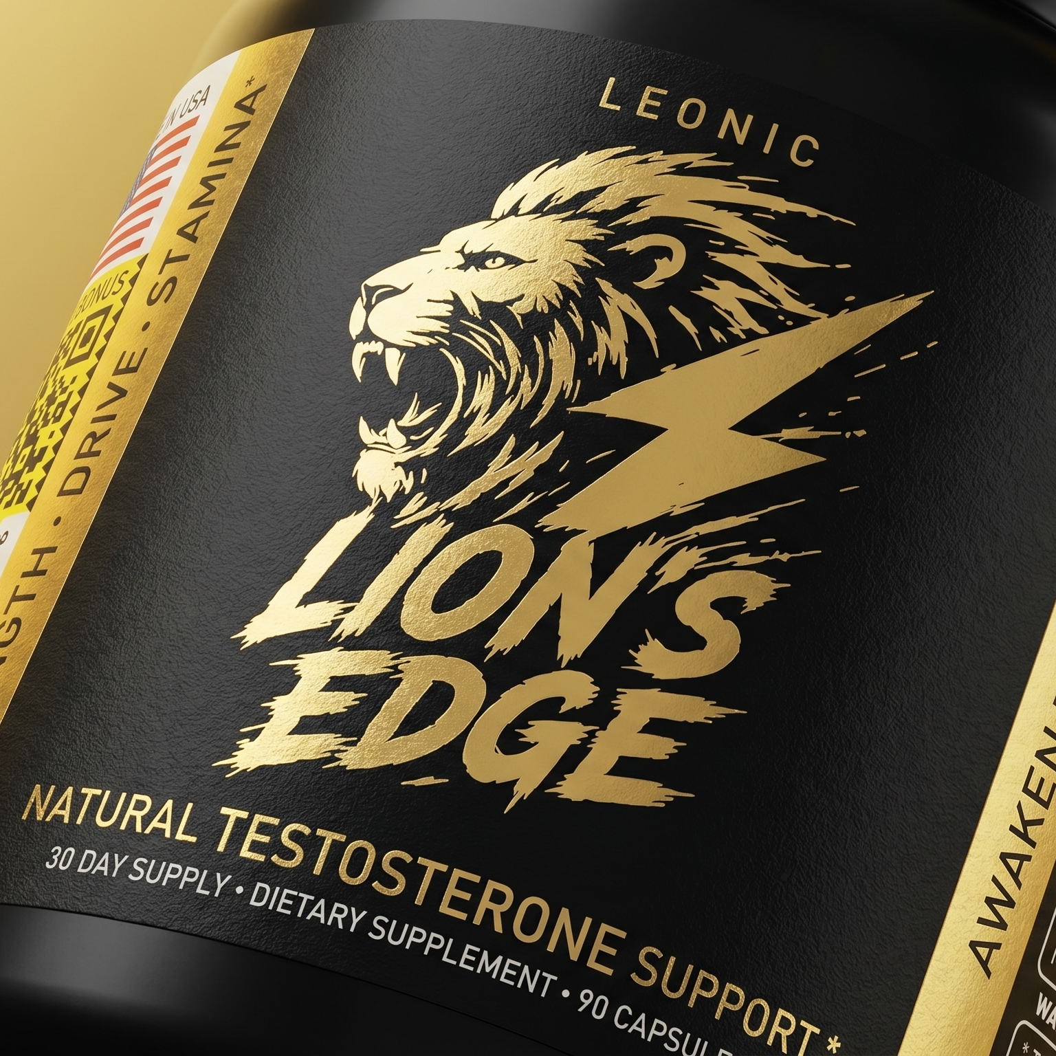 LION'S EDGE - NATURAL TESTOSTERONE BOOSTER